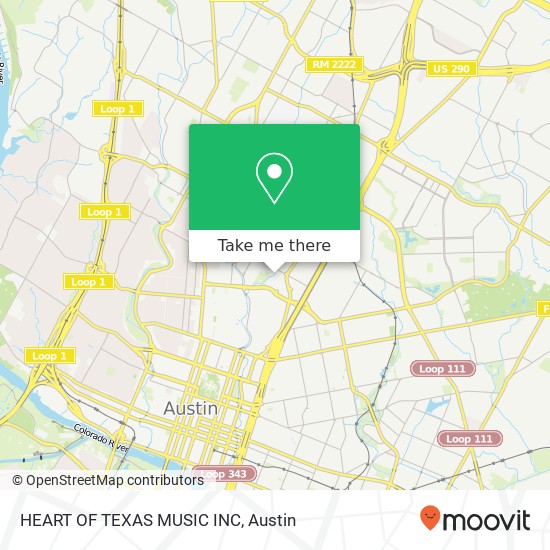 Mapa de HEART OF TEXAS MUSIC INC