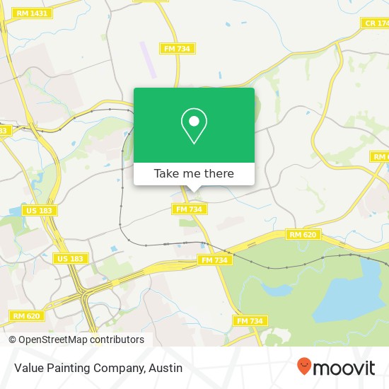 Mapa de Value Painting Company