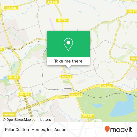 Pillar Custom Homes, Inc map