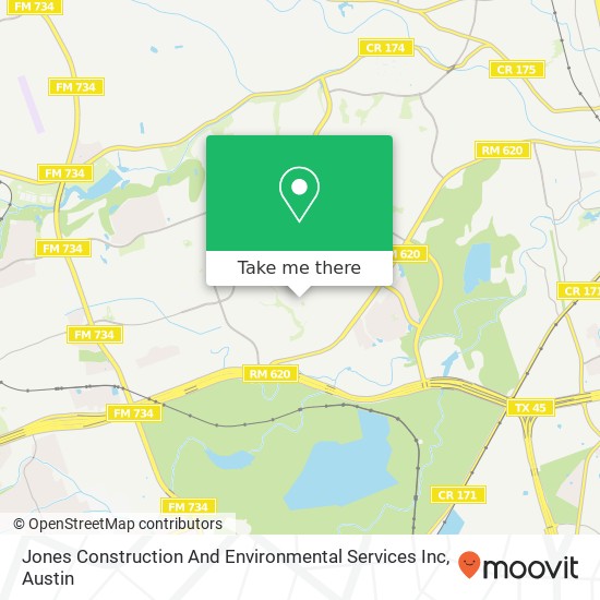 Jones Construction And Environmental Services Inc map
