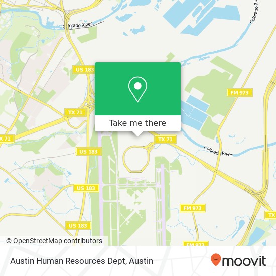 Mapa de Austin Human Resources Dept