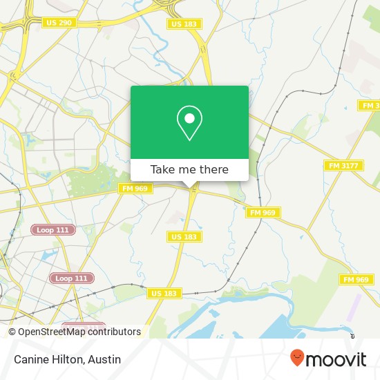 Canine Hilton map