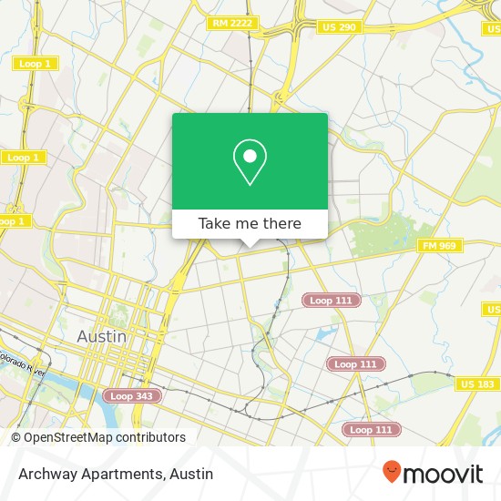 Archway Apartments map