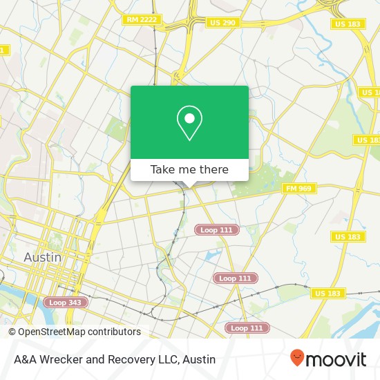 A&A Wrecker and Recovery LLC map