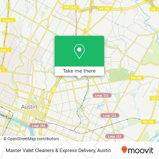 Mapa de Master Valet Cleaners & Express Delivery