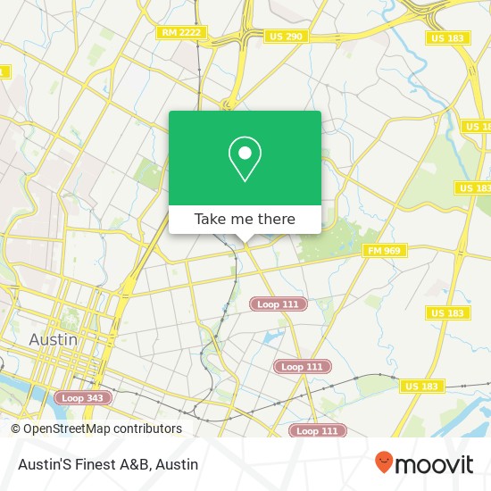 Austin'S Finest A&B map