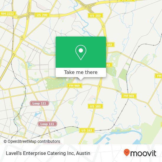 Mapa de Lavell's Enterprise Catering Inc
