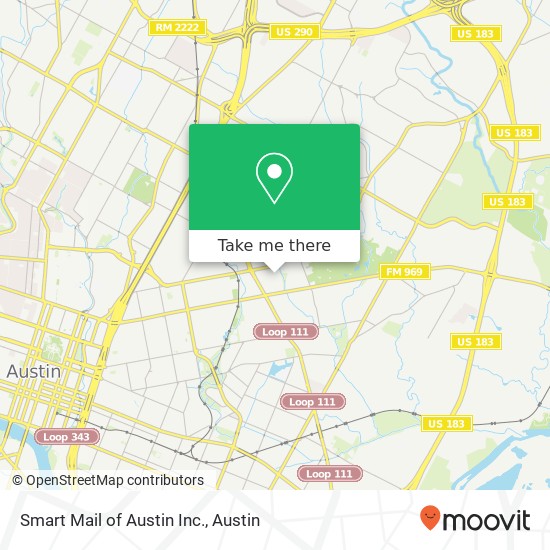Smart Mail of Austin Inc. map