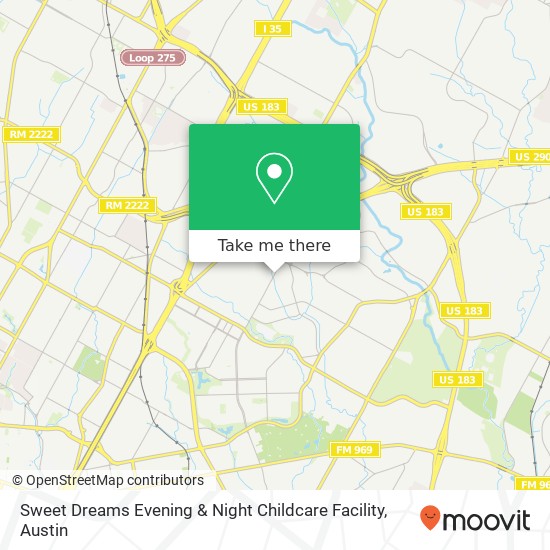 Mapa de Sweet Dreams Evening & Night Childcare Facility