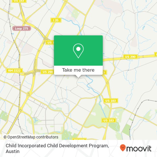 Child Incorporated Child Development Program map