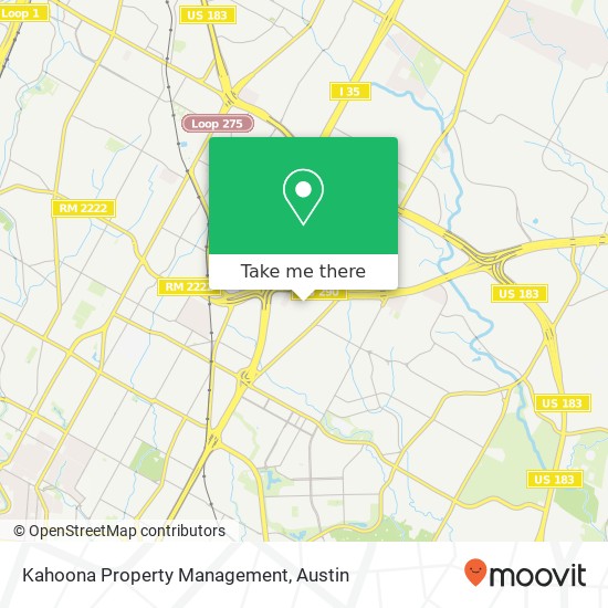 Kahoona Property Management map