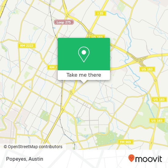 Popeyes map