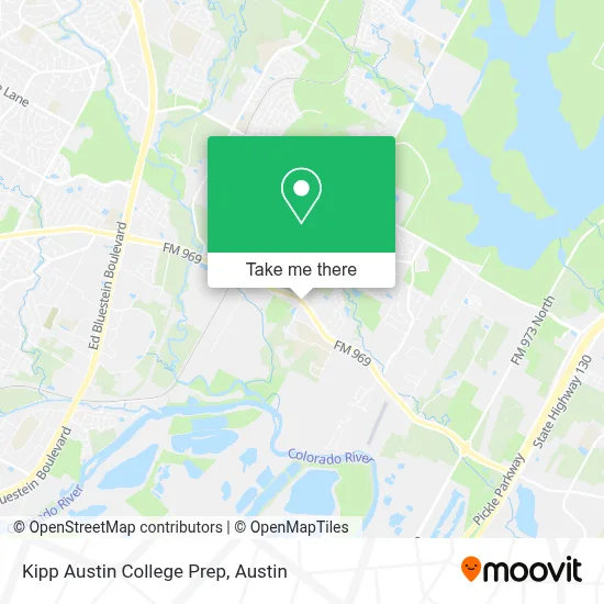 Kipp Austin College Prep map