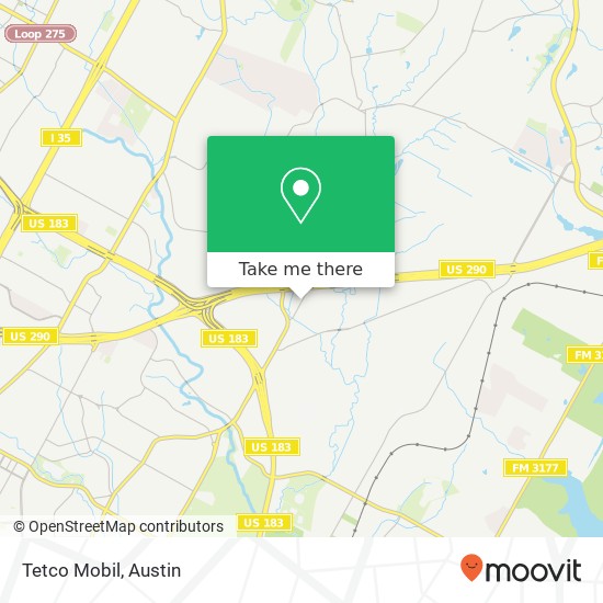 Mapa de Tetco Mobil