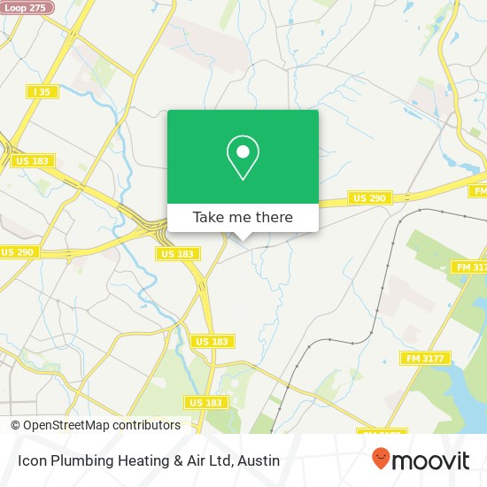 Mapa de Icon Plumbing Heating & Air Ltd