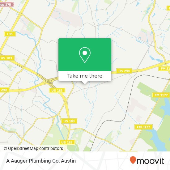 Mapa de A Aauger Plumbing Co