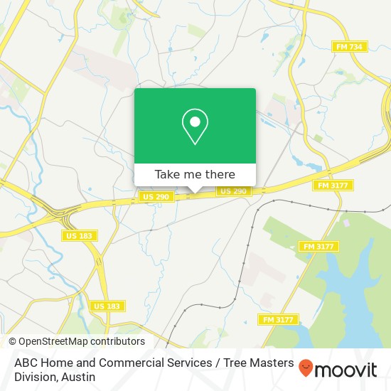 Mapa de ABC Home and Commercial Services / Tree Masters Division