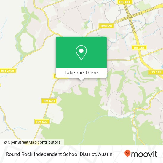 Round Rock Independent School District map