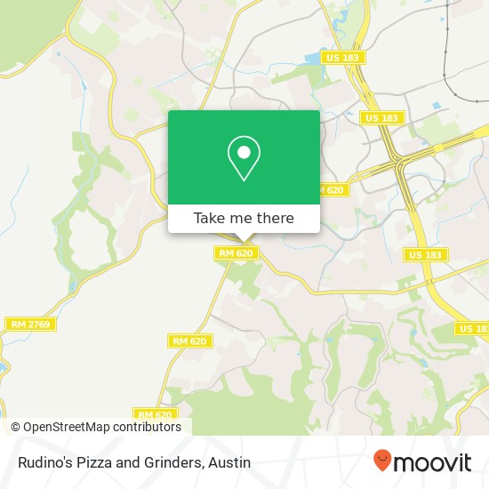 Mapa de Rudino's Pizza and Grinders