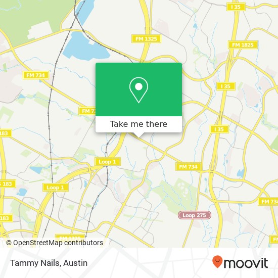 Tammy Nails map