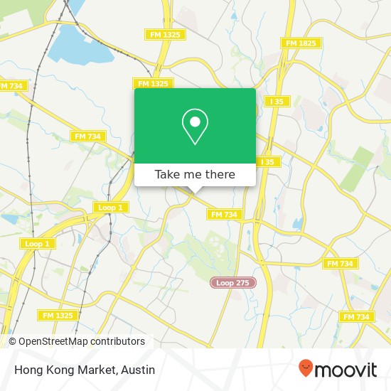 Hong Kong Market map