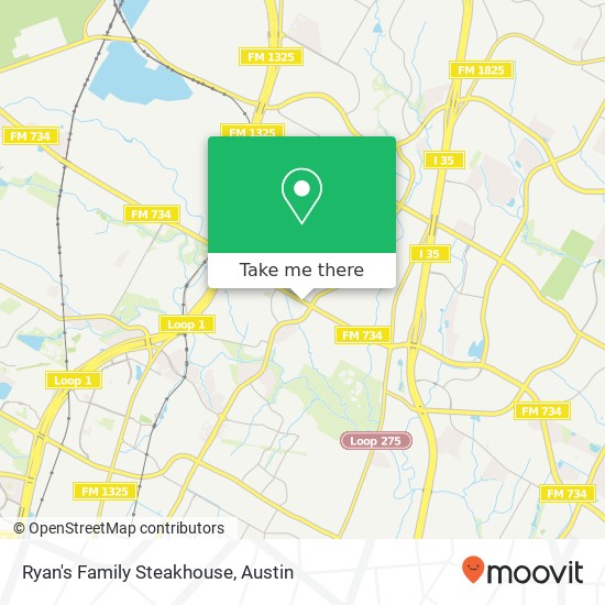 Mapa de Ryan's Family Steakhouse