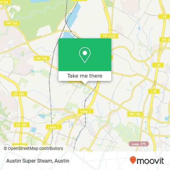 Austin Super Steam map