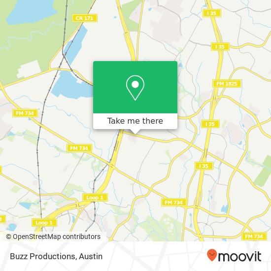 Buzz Productions map
