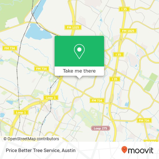 Price Better Tree Service map