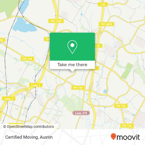 Certified Moving map