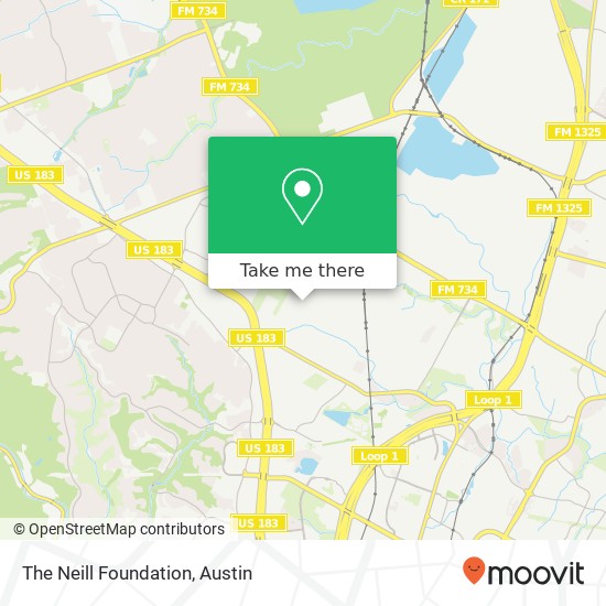 Mapa de The Neill Foundation