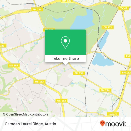 Mapa de Camden Laurel Ridge