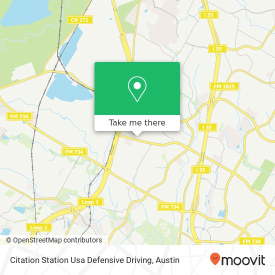 Mapa de Citation Station Usa Defensive Driving