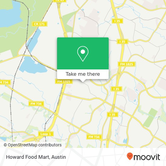 Howard Food Mart map