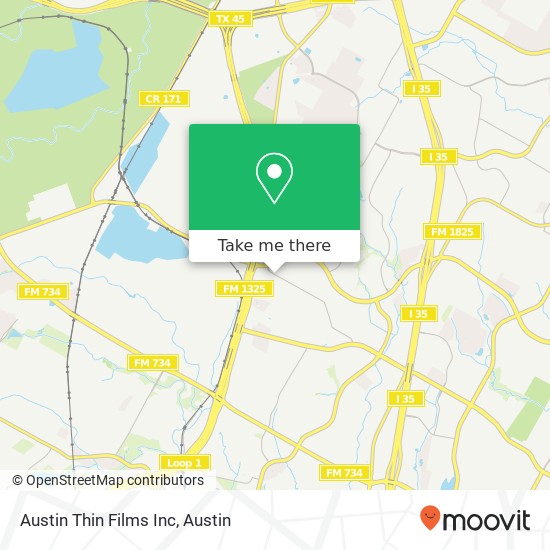 Mapa de Austin Thin Films Inc