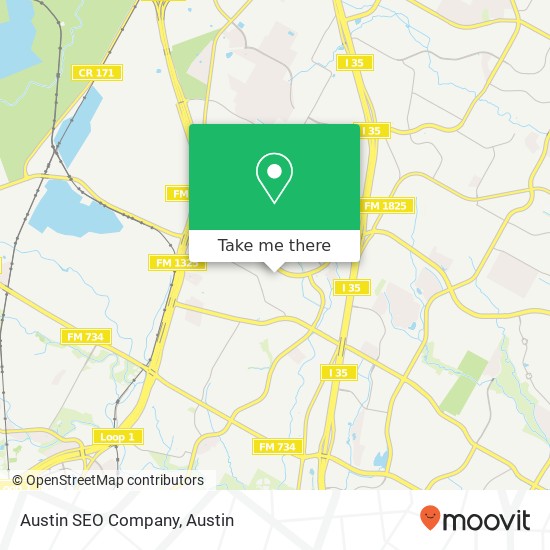 Austin SEO Company map