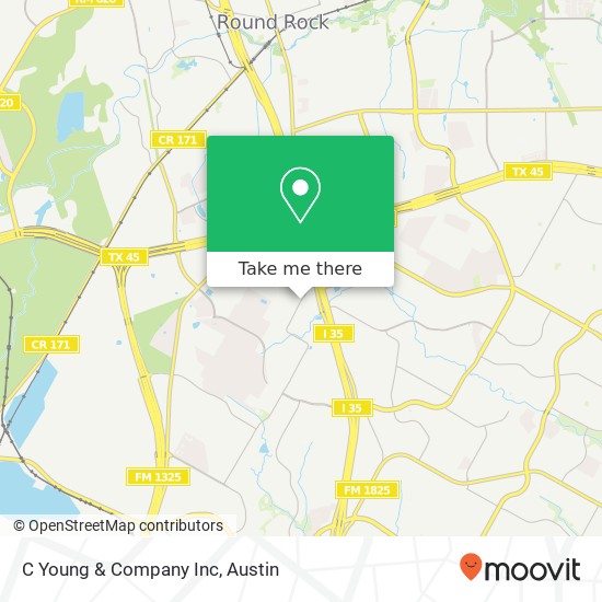 C Young & Company Inc map