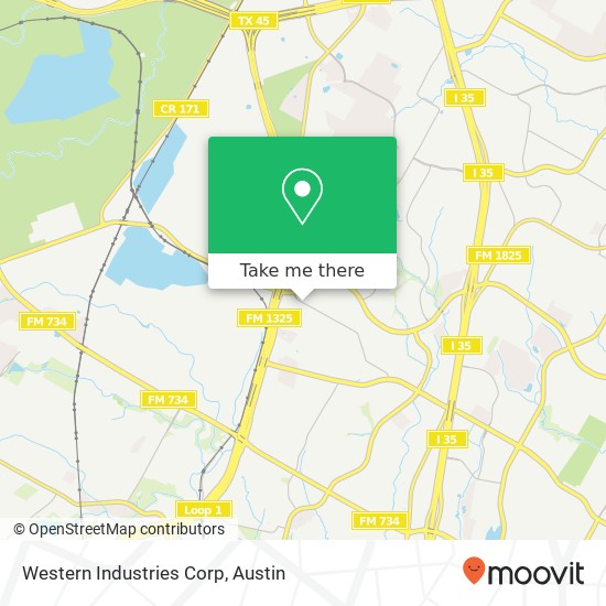 Mapa de Western Industries Corp