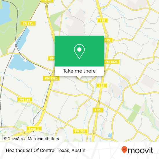 Mapa de Healthquest Of Central Texas