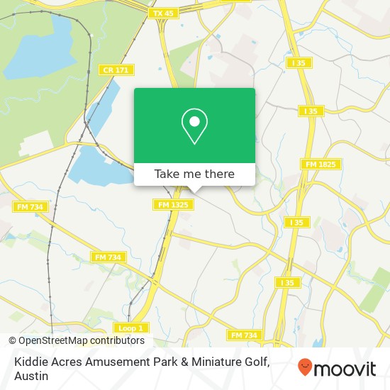 Kiddie Acres Amusement Park & Miniature Golf map