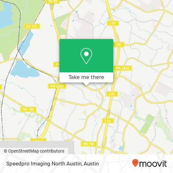 Mapa de Speedpro Imaging North Austin