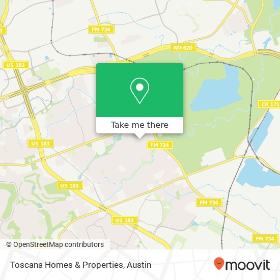 Mapa de Toscana Homes & Properties