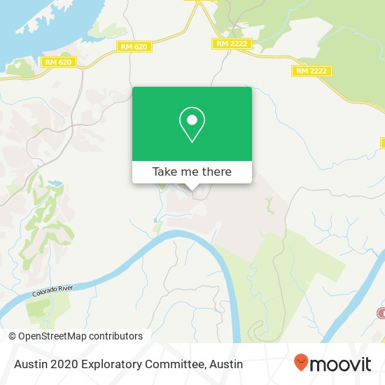 Austin 2020 Exploratory Committee map