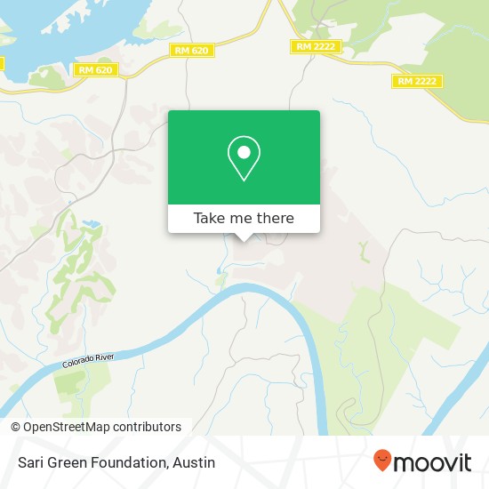 Sari Green Foundation map