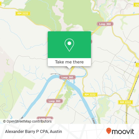 Mapa de Alexander Barry P CPA