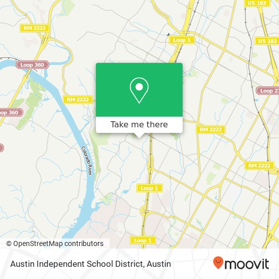 Mapa de Austin Independent School District