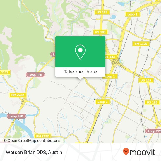 Watson Brian DDS map