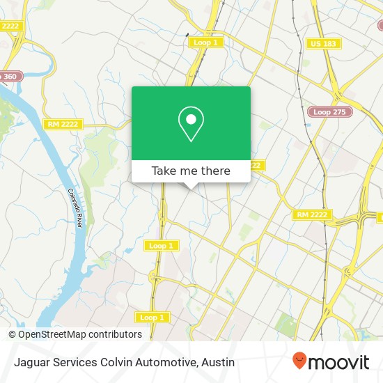 Jaguar Services Colvin Automotive map