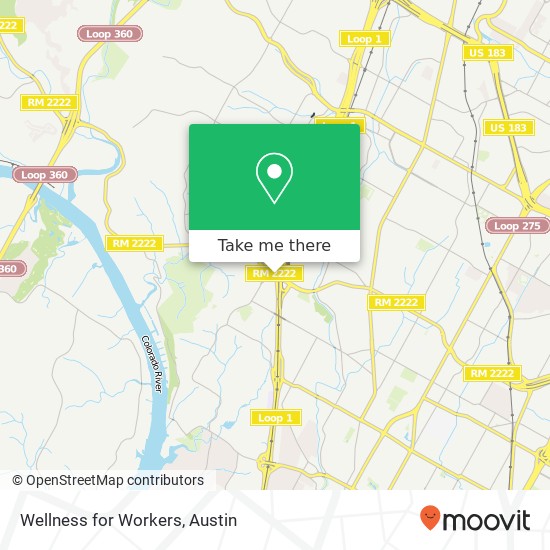 Wellness for Workers map