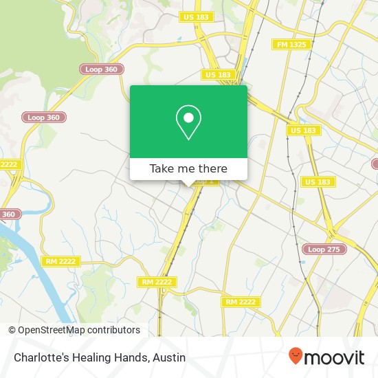 Mapa de Charlotte's Healing Hands